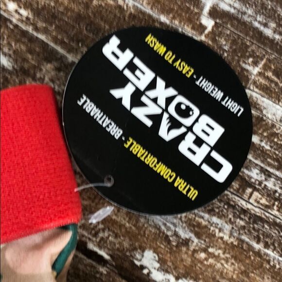 NWT Mens Medium Crazy Boxers Christmas Sloth & Red - Picture 3 of 4